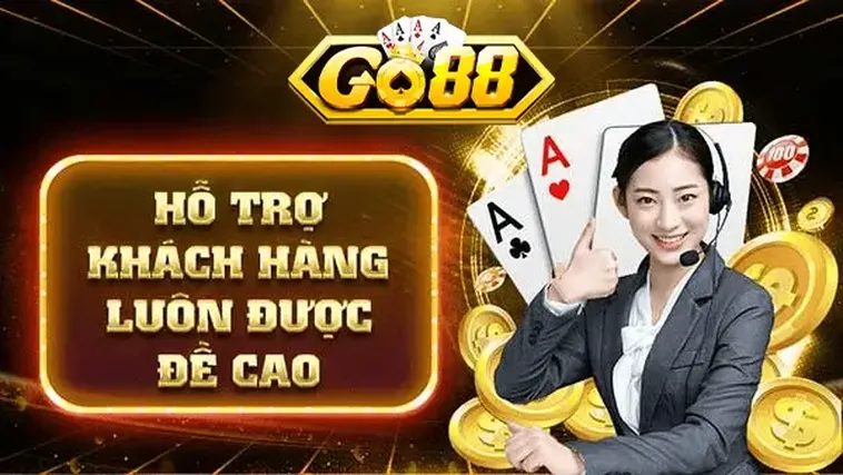 Hỗ trợ khách hàng 24/7 tại cổng game Go88.